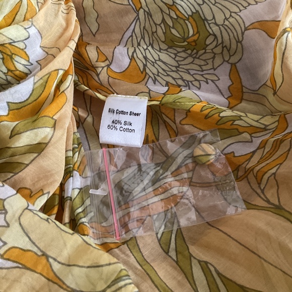 Chasing Unicorns Bohemian Maxi Dress in Green and Yellow - Picture 7 of 7